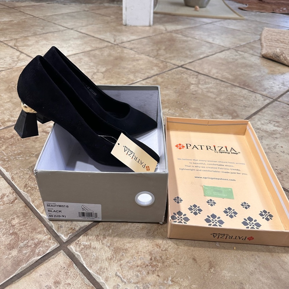 Patrizia by Spring Step Beauty Mist  Architectural Heels Size 40 US 9